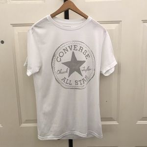 White Converse Chuck Taylor Patch Tee